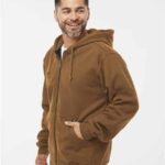 Men's Crossfire Heavyweight Power Fleece Hooded Jacket with Thermal Lining