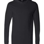 Unisex Jersey Hooded Long Sleeve Tee