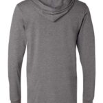 Unisex Jersey Hooded Long Sleeve Tee