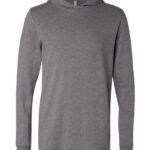 Unisex Jersey Hooded Long Sleeve Tee