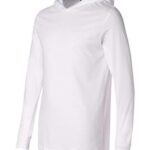 Unisex Jersey Hooded Long Sleeve Tee