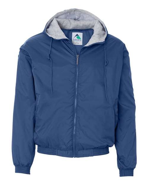 Unisex Fleece Lined Hooded Jacket