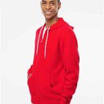 Unisex Lightweight Full-Zip Hooded Sweatshirt