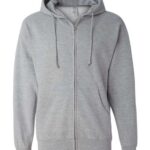 Unisex Midweight Full-Zip Hooded Sweatshirt