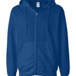 Unisex Midweight Full-Zip Hooded Sweatshirt