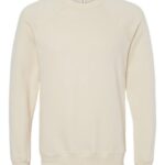 Unisex Sponge Fleece Raglan Crewneck Sweatshirt