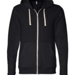 Unisex Triblend Sponge Fleece Full-Zip Hoodie Sweatshirt