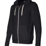 Unisex Triblend Sponge Fleece Full-Zip Hoodie Sweatshirt