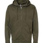 Unisex Midweight Full-Zip Hooded Sweatshirt