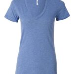 Women’s Triblend Deep V-Neck Tee