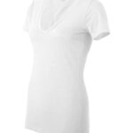 Women’s Jersey Deep V-Neck Tee