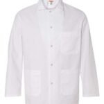 Gripper Front Short Butcher Coat