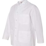 Gripper Front Short Butcher Coat