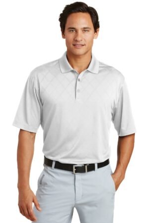 DISCONTINUED  Nike Dri-FIT Cross-Over Texture Polo.  349899