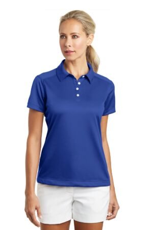 DISCONTINUED  Nike Ladies Dri-FIT Pebble Texture Polo. 354064