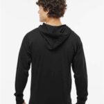 Unisex Jersey Sport Lace Hooded Pullover