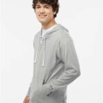Unisex Jersey Sport Lace Hooded Pullover