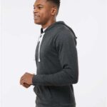Unisex Jersey Sport Lace Hooded Pullover