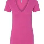 Women’s Triblend Deep V-Neck Tee