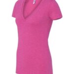 Women’s Triblend Deep V-Neck Tee