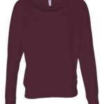 Women’s Flowy Off Shoulder Long Sleeve Tee