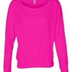 Women’s Flowy Off Shoulder Long Sleeve Tee