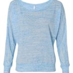 Women’s Flowy Off Shoulder Long Sleeve Tee