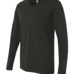 Unisex Long Sleeve V-Neck Tee