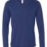 Unisex Long Sleeve V-Neck Tee