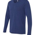Unisex Long Sleeve V-Neck Tee