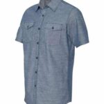 Men's Chambray Short Sleeve Shirt