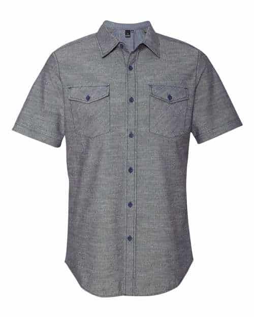 Men's Chambray Short Sleeve Shirt