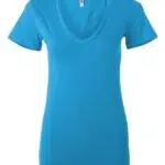 Women’s Jersey Deep V-Neck Tee