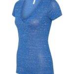 Women’s Jersey Deep V-Neck Tee