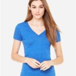 Women’s Triblend Deep V-Neck Tee