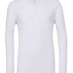 Unisex Long Sleeve V-Neck Tee