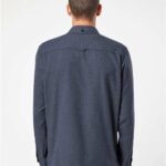 Men's Solid Flannel Shirt