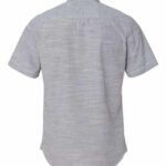 Men's Textured Solid Short Sleeve Shirt