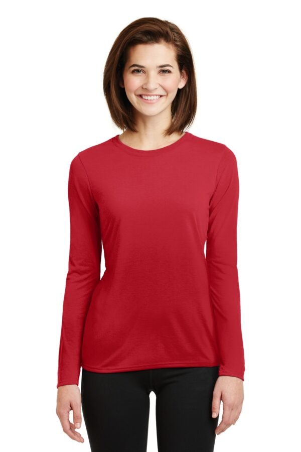 DISCONTINUED  Gildan ®  Ladies Gildan Performance ®  Long Sleeve T-Shirt. 42400L