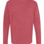 Unisex Garment-Dyed Heavyweight Long Sleeve Pocket T-Shirt