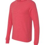 Unisex Jersey Hooded Long Sleeve Tee