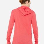 Unisex Jersey Hooded Long Sleeve Tee