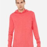 Unisex Jersey Hooded Long Sleeve Tee