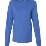 Unisex Jersey Hooded Long Sleeve Tee