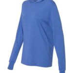 Unisex Jersey Hooded Long Sleeve Tee