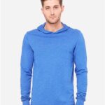 Unisex Jersey Hooded Long Sleeve Tee
