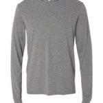 Unisex Jersey Hooded Long Sleeve Tee