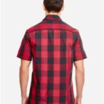 Men's Buffalo Plaid Short Sleeve Shirt