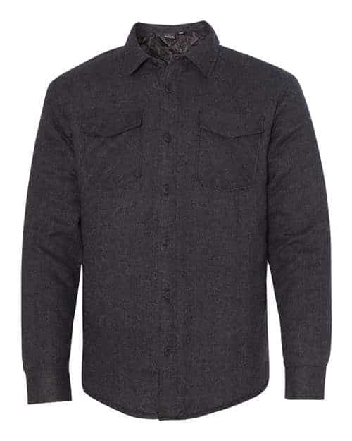Men's Quilted Flannel Shirt Jacket