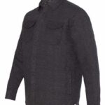 Men's Quilted Flannel Shirt Jacket